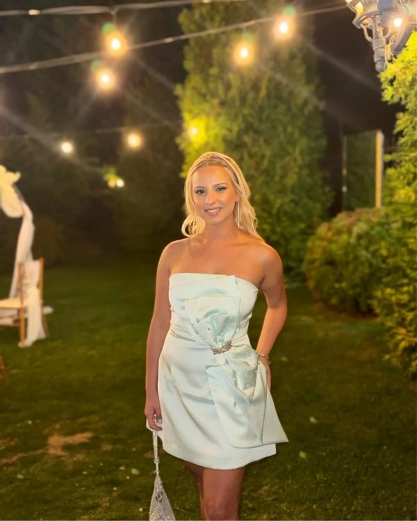 filasy diamante bow mini dress 17