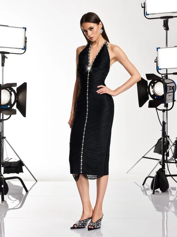 halric v neck fringe rhinestone midi dress 15