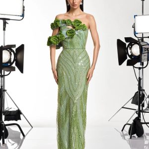 havro flower sequin rhinestone maxi dress 11