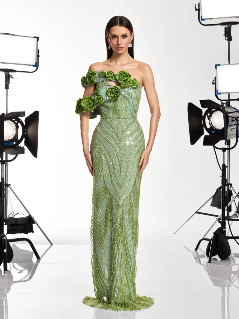 havro flower sequin rhinestone maxi dress 11