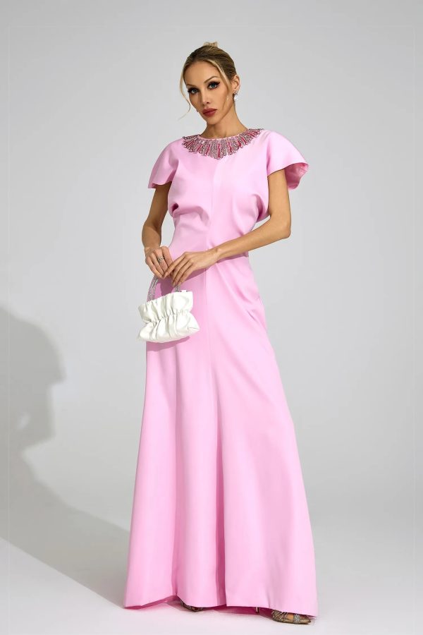 helga pink diamond maxi dress 13