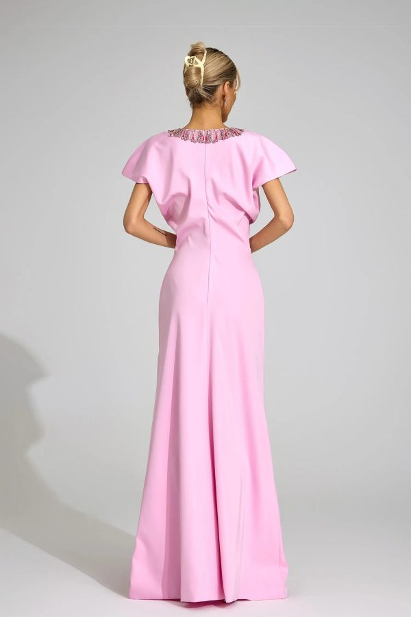 helga pink diamond maxi dress 16