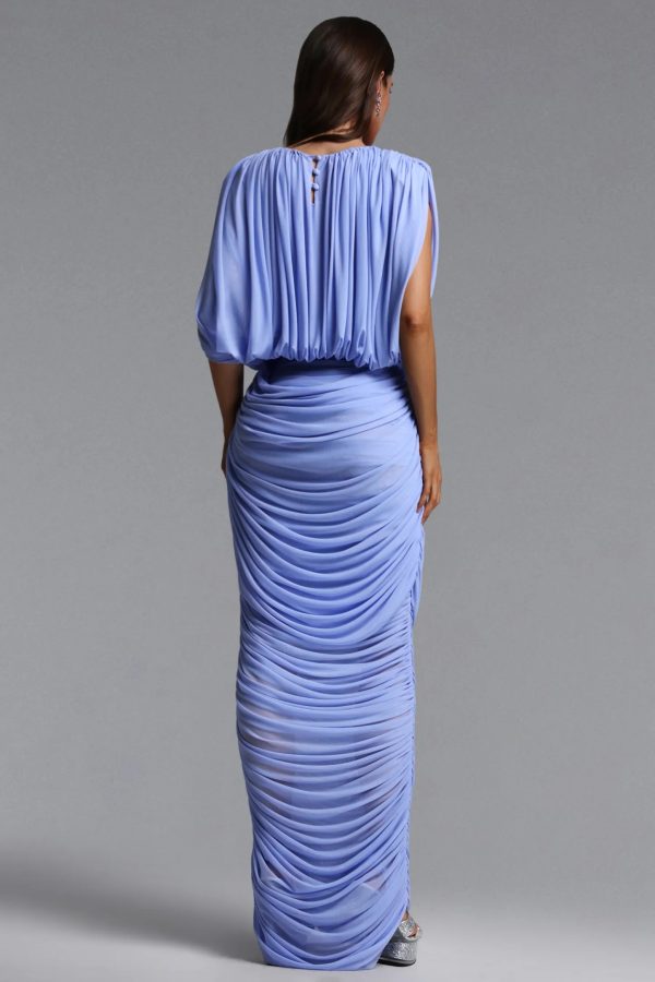 lousia ruched knit top & skirt set 16