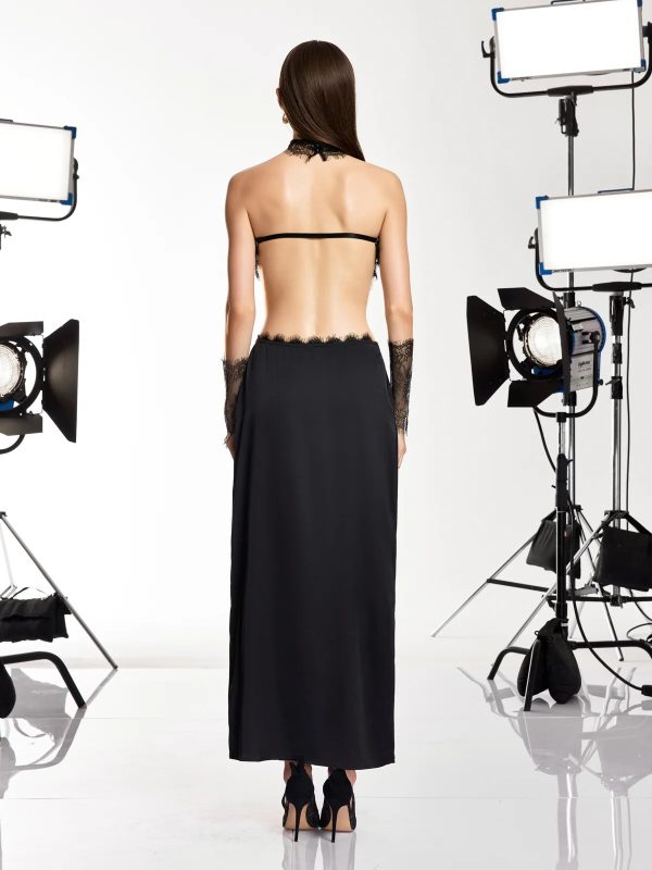 mirevo strapless lace maxi dress 16