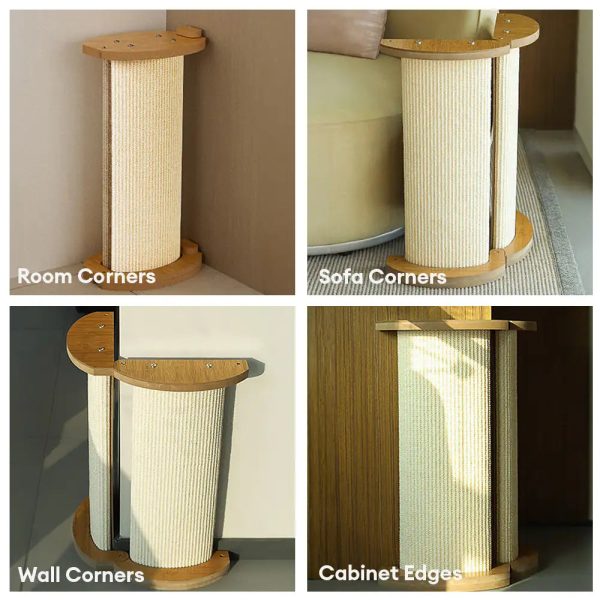 multifunctional adaptable sisal protective sofa cat scratch post 16