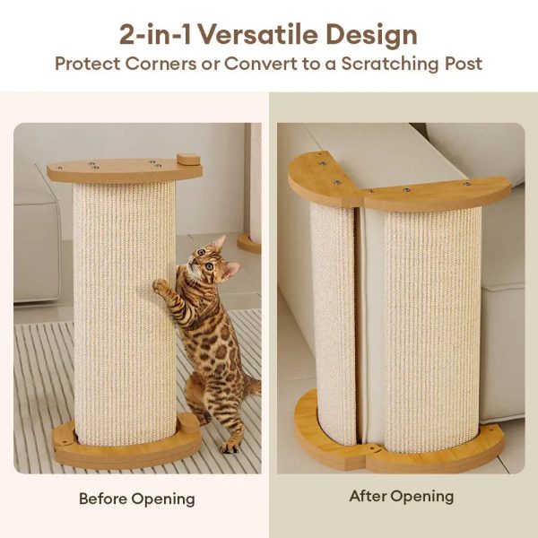multifunctional adaptable sisal protective sofa cat scratch post 17