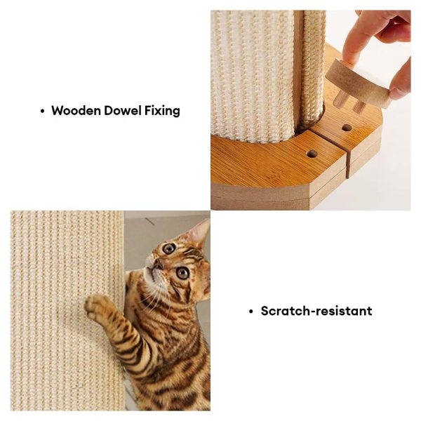 multifunctional adaptable sisal protective sofa cat scratch post 19
