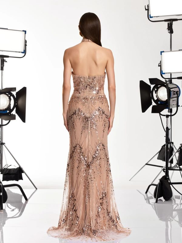 noral sequin fringe cutout maxi dress 16