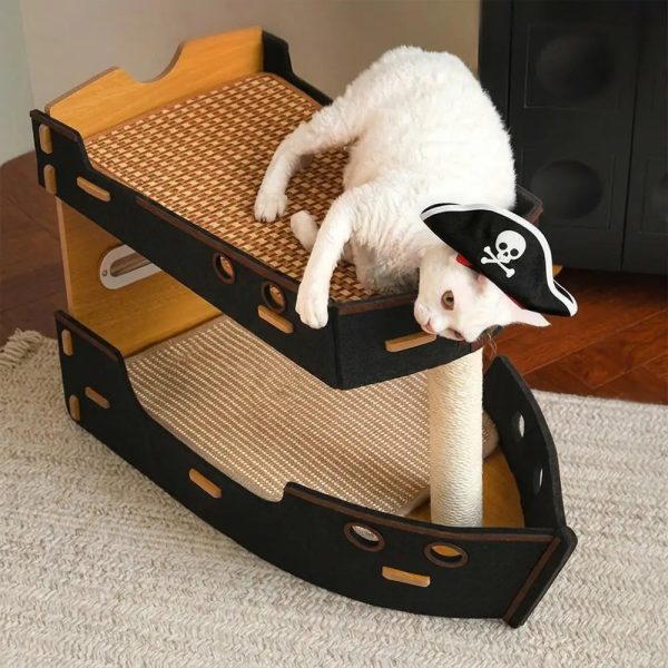 pirate ship double layer pet sleeping bed 400