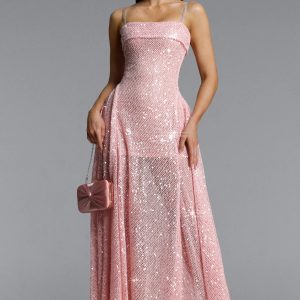 poly sleeveless sequin maxi dress 11
