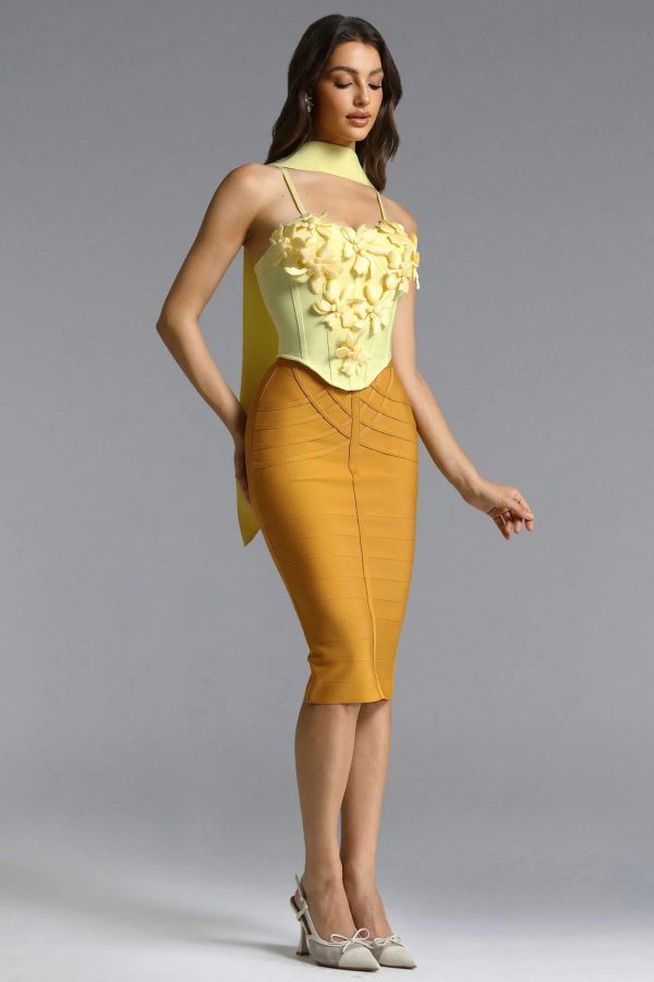 sada flower ribbon bandage top 14