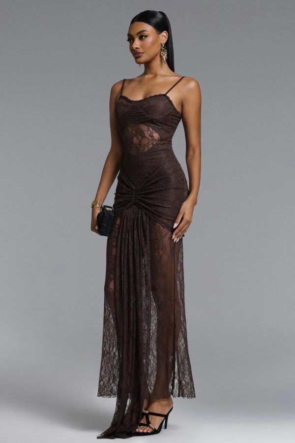 samiya cutout ruched lace maxi dres 15