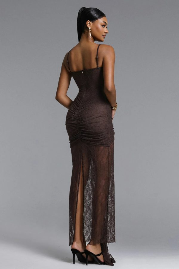 samiya cutout ruched lace maxi dres 16