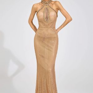 tindra gold sequin mermaid maxi dress 11