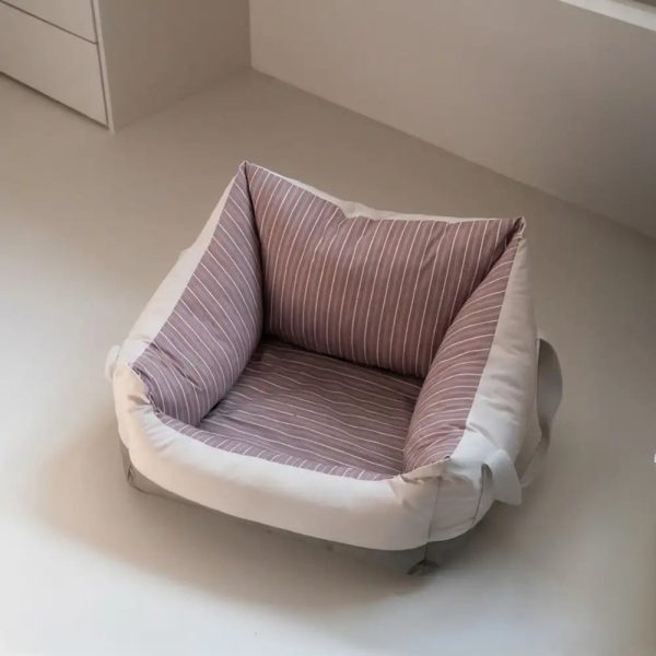 travel safety semi enclosed water repellent dog car seat bed 19