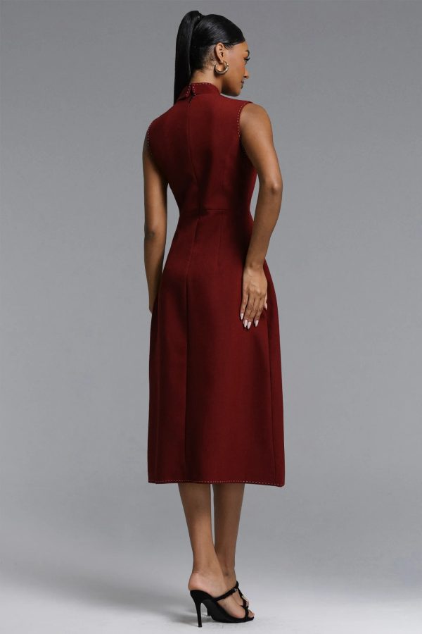 wenrey sleeveless cutout woven maxi dress 16