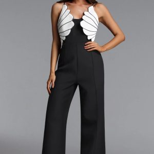 dazze chic tailored sleeveless contrast jumpsuit 11