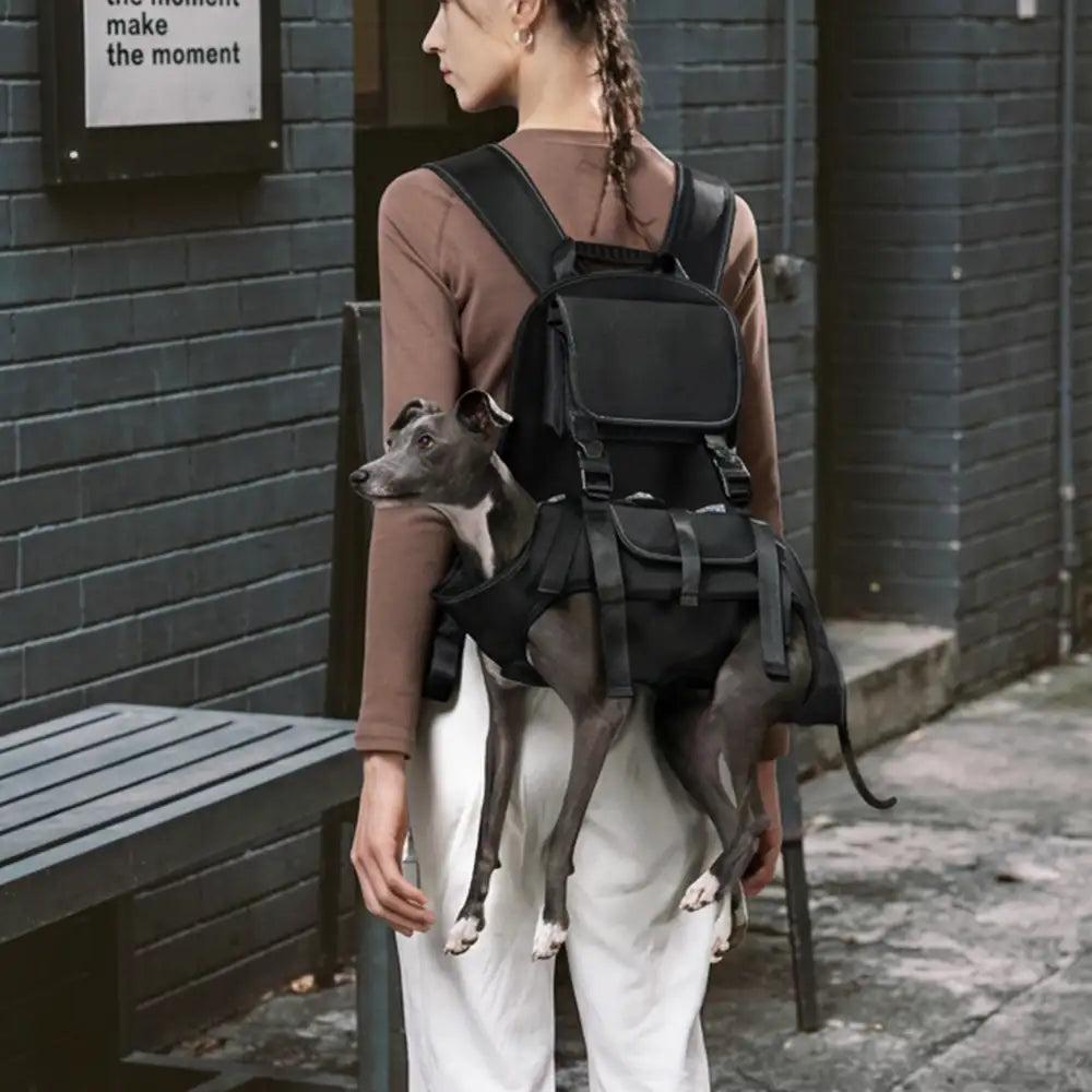 outdoor ergonomic comfortable lift harness dog sling carrier 11