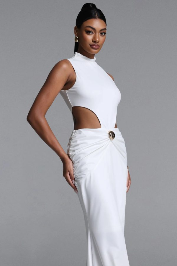 rui high neck sleeveless cutout knit maxi dress 14