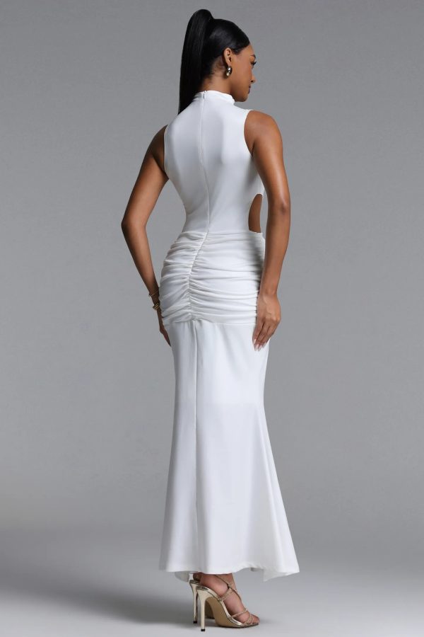 rui high neck sleeveless cutout knit maxi dress 16
