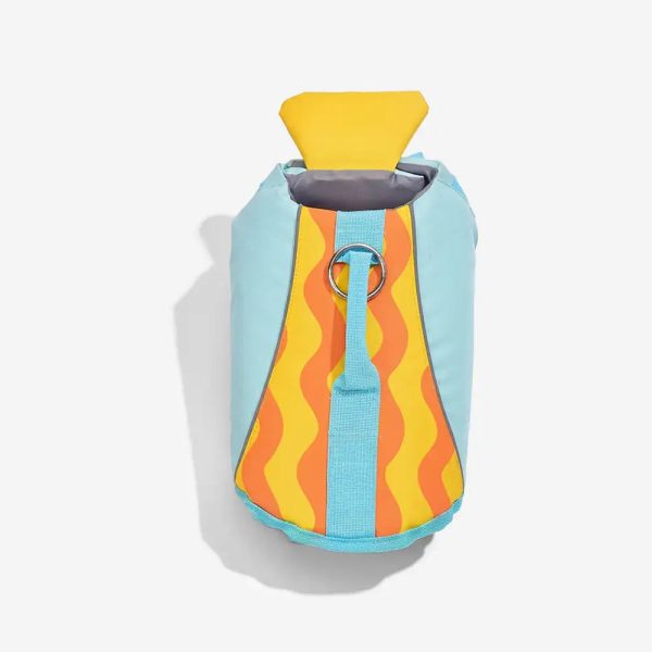 stylish color blocked dog life jacket 21