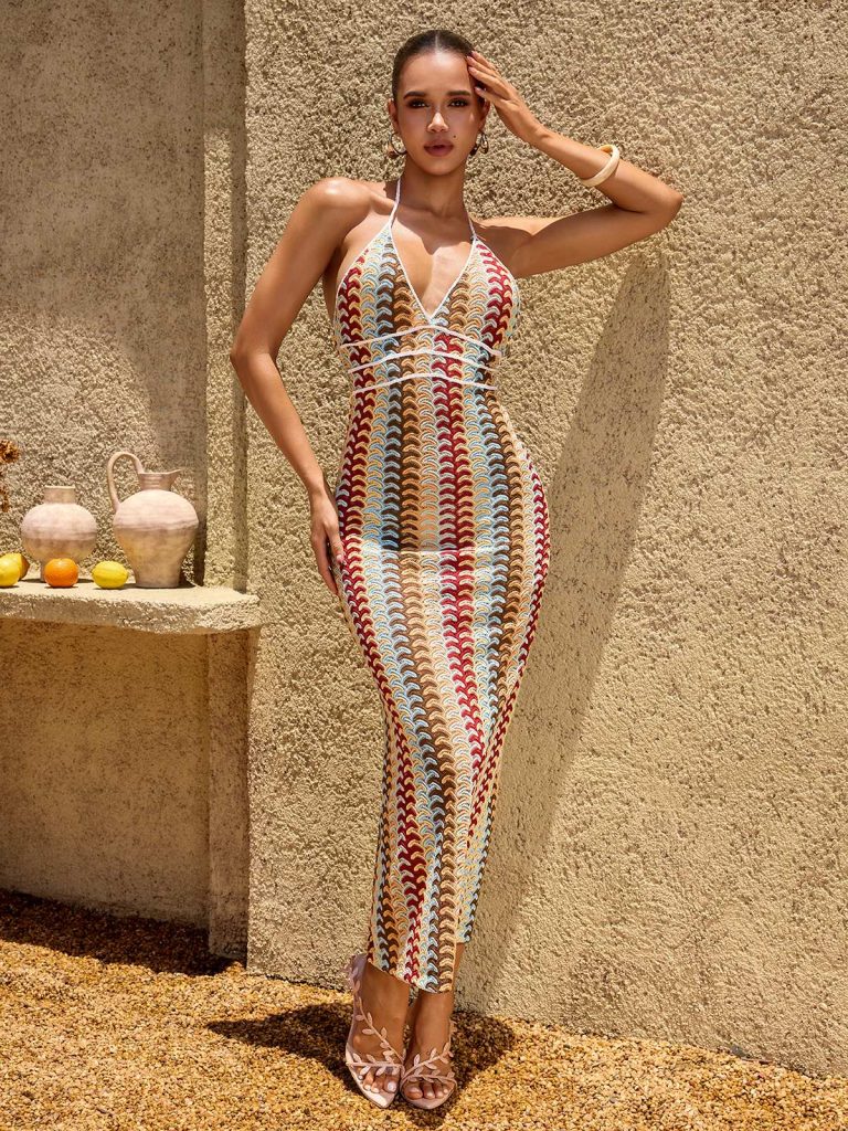 yvoryth v neck wavy maxi dress 11