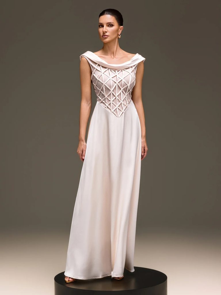 zepharic sleeveless satin maxi dress 11