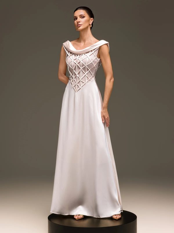 zepharic sleeveless satin maxi dress 13