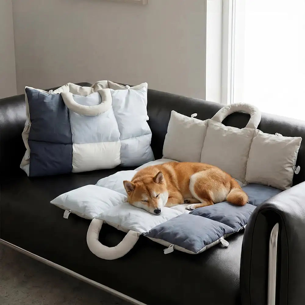 2 in 1 multifunctional water repellent pet mat puppy carrier bag 11
