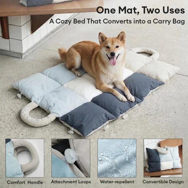 2 in 1 multifunctional water repellent pet mat puppy carrier bag 17