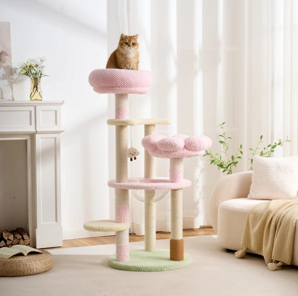 blush bloom multi platform cat tree 12