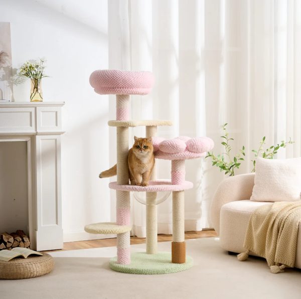 blush bloom multi platform cat tree 13