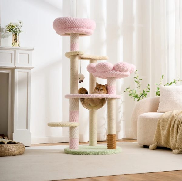 blush bloom multi platform cat tree 15