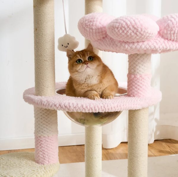 blush bloom multi platform cat tree 17