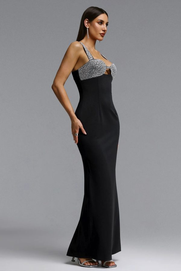 felixa rhinestone bandage maxi dress 15