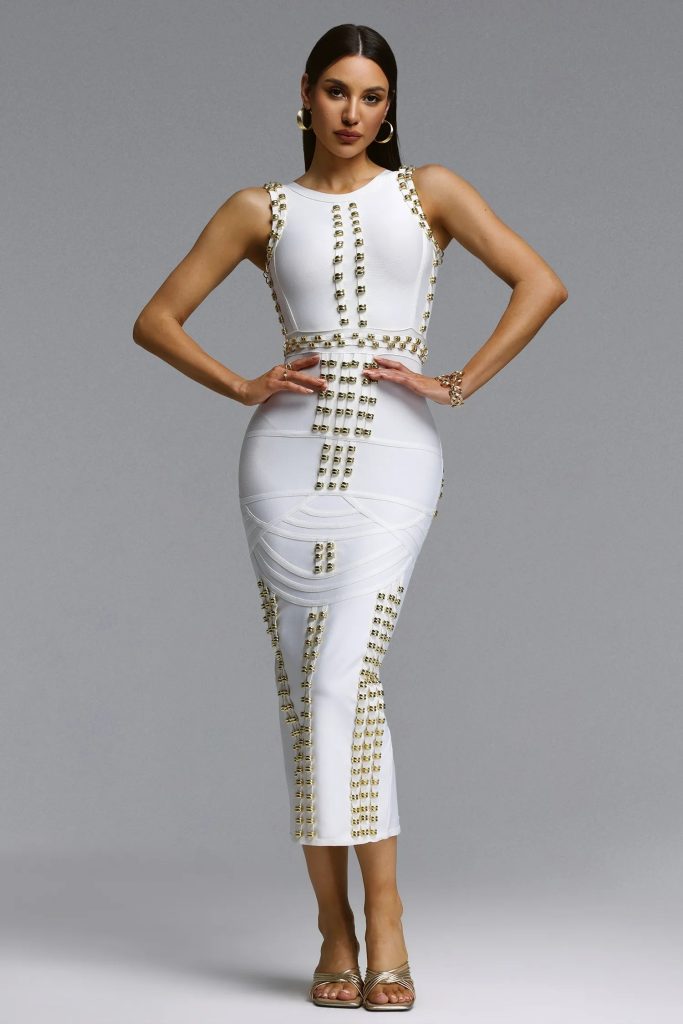 kimmi bandage maxi dress 11