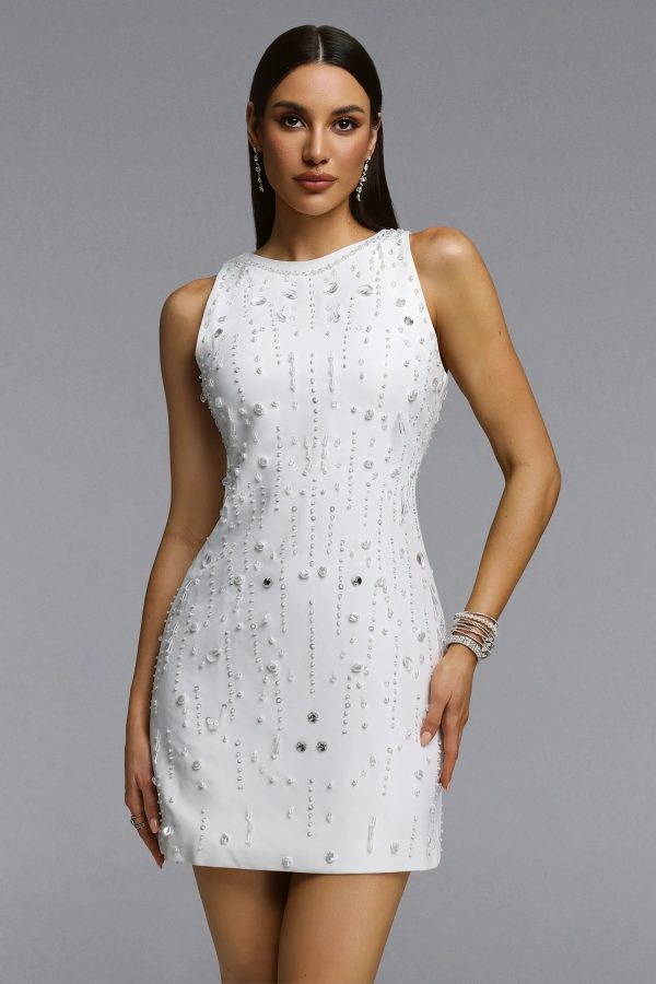 kusala crystal embellished mini dress 12