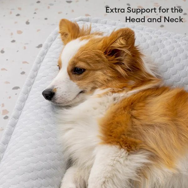 large space cooling ice silk neck support non slip dog bed 16