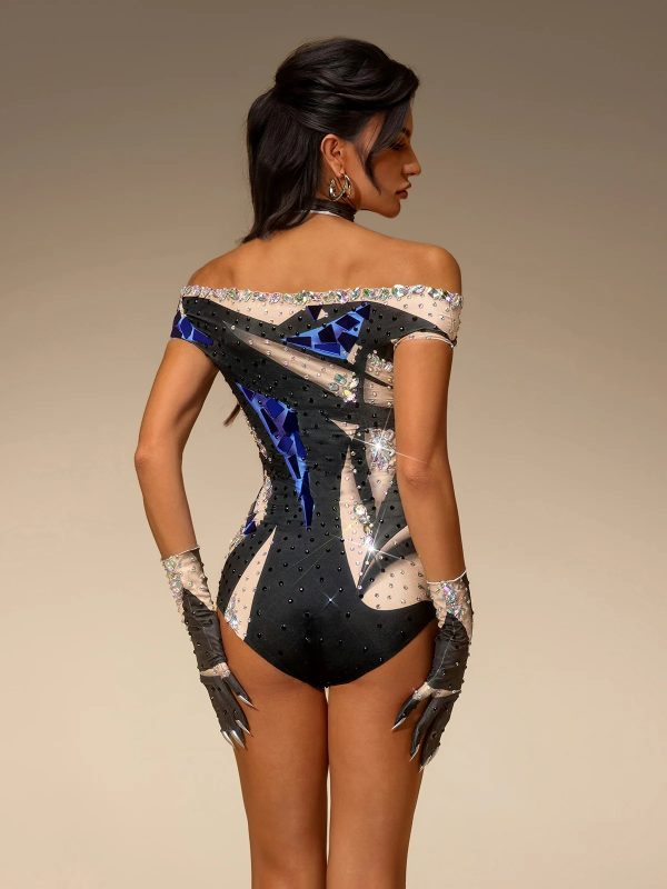 myvora halterneck crystal bodysuit 16