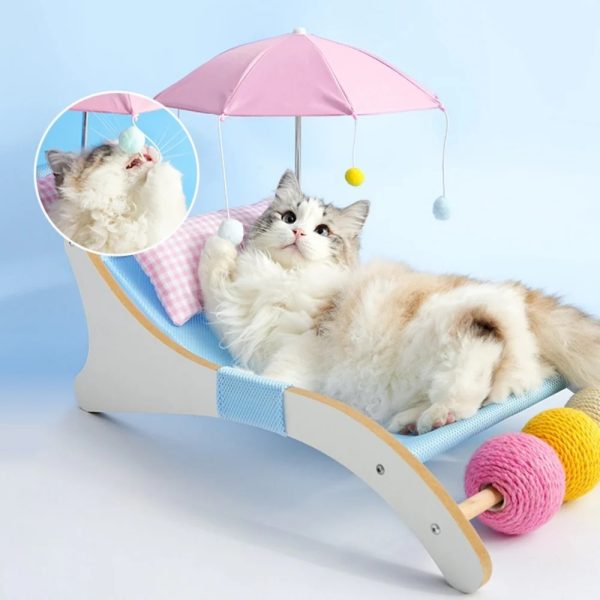 summer beach lounge cat bed 13