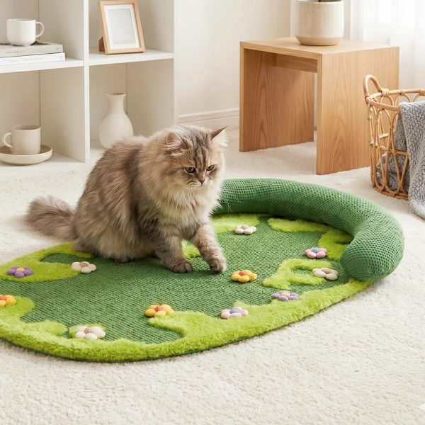 wildflower garden cat scratcher mat 14