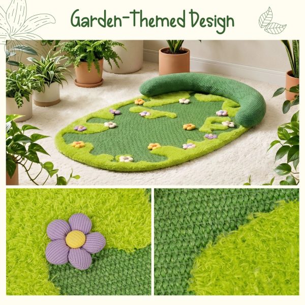 wildflower garden cat scratcher mat 20