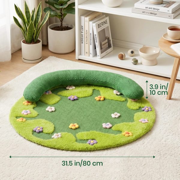wildflower garden cat scratcher mat 22