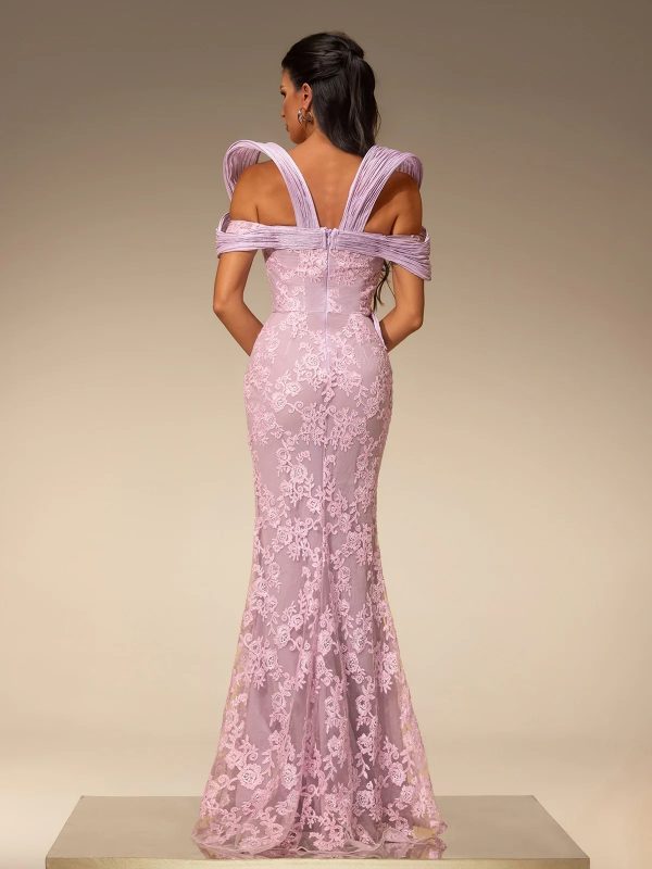 xirel off shoulder embroidered maxi dress 16