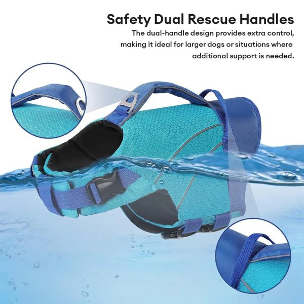 dog life jacket with detachable chin support 19