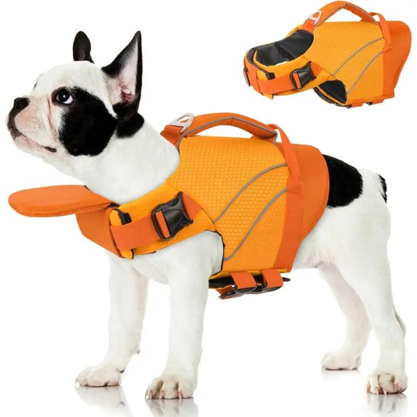 dog life jacket with detachable chin support 24