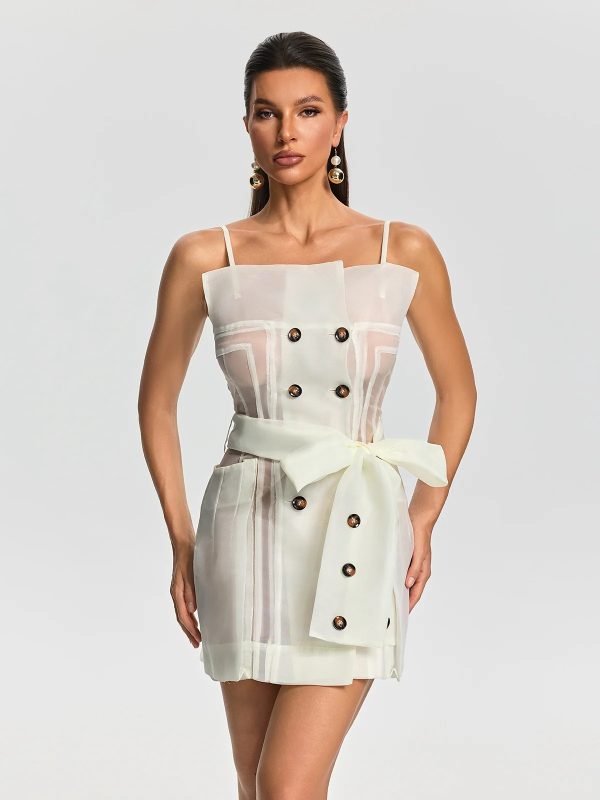 dorevia spaghetti bow mini dress 12