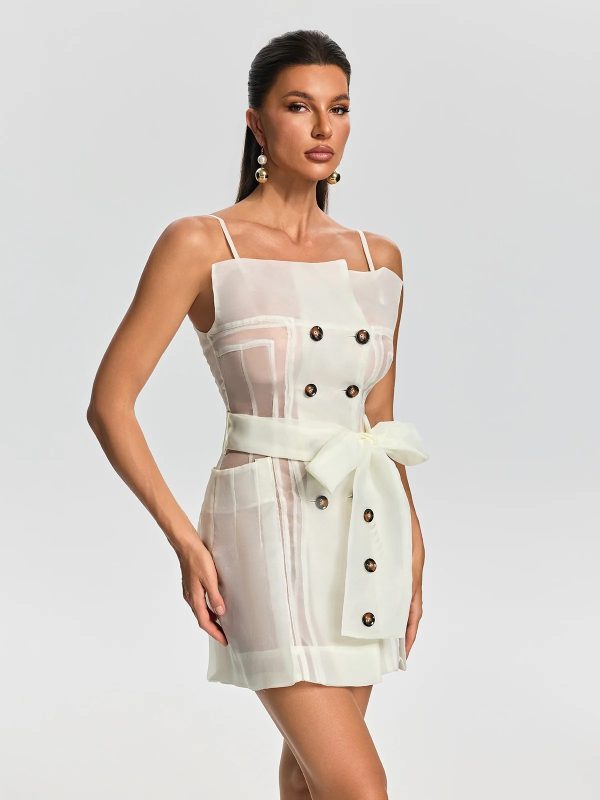 dorevia spaghetti bow mini dress 13