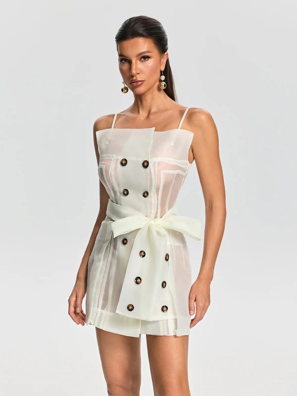 dorevia spaghetti bow mini dress 14