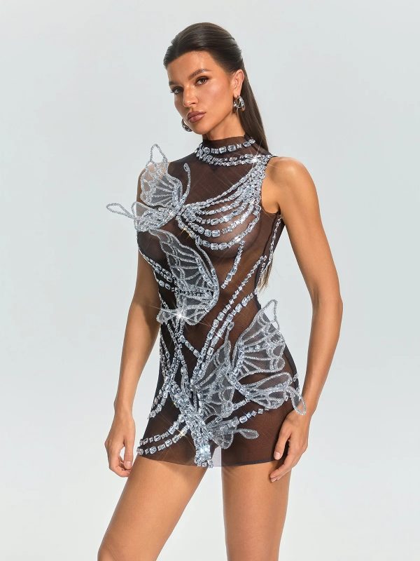 fathia sleeveless crystal butterfly dress 14
